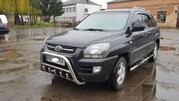 Кенгурятник WT003 (нерж.) для Kia Sportage 2004-2010 рр - 3