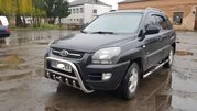 Кенгурятник WT003 (нерж.) для Kia Sportage 2004-2010 рр - 5