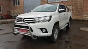 Кенгурятник WT007 (нерж) для Toyota Hilux 2015- рр - 4