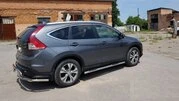 Бічні труби BB002 (2 шт., нерж) для Honda CRV 2012-2016 рр - 8