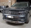 Передній захист ST016 (нерж) для Volkswagen Tiguan 2016-2023 рр - 4