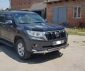 Передній захист ST014 (нерж) 70/42 мм для Toyota Land Cruiser Prado 150 - 11