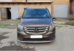 Передній захист ST008 (нерж.) для Mercedes Vito / V-class W447 2014- рр - 2