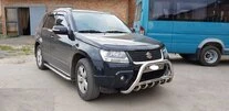Кенгурятник WT004 (нерж) для Suzuki Grand Vitara 2005-2017 рр - 4