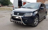 Кенгурятник WT004 (нерж) для Suzuki Grand Vitara 2005-2017 рр - 5