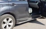Бокові пороги Premium (2 шт., нерж.) Ø60 для Subaru Forester 2013-2018 рр - 2