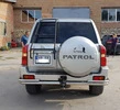 Задня дуга AK005-3 (нерж) для Nissan Patrol Y61 1997-2011 рр - 4