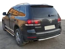 Задній захист AK002 (2 шт., нерж) для Volkswagen Touareg 2002-2010 рр - 1