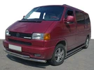 Нижня подвійна губа ST014 (нерж) 70/48мм для Volkswagen T4 Caravelle/Multivan - 2