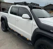 Бокові пороги Dakar V2 з LED (2 шт, метал) для Volkswagen Amarok 2010-2022 рр - 5