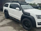 Бокові пороги Dakar V2 з LED (2 шт, метал) для Volkswagen Amarok 2010-2022 рр - 8