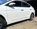 Молдинг (4 шт, нерж) для Hyundai Elantra (AD) 2015-2020 рр - 2