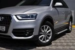 Бокові пороги Allmond Grey (2 шт., алюміній) для Ауди Q5 2008-2017 рр - 1