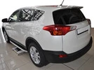 Бокові пороги Fullmond (2 шт., алюм) для Toyota Rav 4 2013-2018 рр - 1