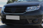 Накладка під решітку (1 шт., нерж.) для Dacia Logan MCV 2013-2020 рр - 1