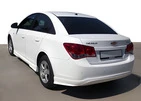 Накладка на задній бампер SD (Meliset, під фарбування) для Chevrolet Cruze 2009-2015 рр - 1