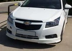 Накладка на передній бампер SD (Meliset, під фарбування) для Chevrolet Cruze 2009-2015 рр - 1