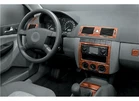 Накладки на торпедо Дерево для Skoda Fabia 2000-2007 рр - 3