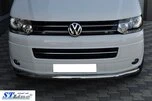 Нижня одинарна губа (нерж) 60 мм для Volkswagen T5 2010-2015 рр - 5