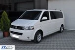 Нижня одинарна губа (нерж) 60 мм для Volkswagen T5 2010-2015 рр - 6