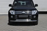 Передній захист ST014 (нерж.) 60/60 мм для Mitsubishi Pajero Wagon IV - 1