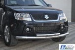 Передній подвійний вус 60/42мм (нерж) для Suzuki Grand Vitara 2005-2017 рр - 7