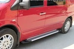 Бокові пороги Line (2 шт., алюм.) для Mercedes Vito W638 1996-2003 рр - 1