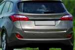 Кромка багажника (SW, нерж) для Hyundai I-30 2012-2017 рр - 1