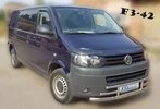 Нижня губа F3-42 (нерж) для Volkswagen T5 2010-2015 рр - 4
