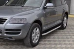 Бокові пороги Fullmond (2 шт., алюм) для Volkswagen Touareg 2002-2010 рр - 1
