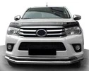 Передній захист ST017 (нерж) для Toyota Hilux 2015- рр - 1