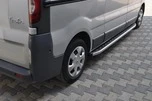 Бокові пороги Fullmond (2 шт., алюм.) Коротка база для Renault Trafic 2001-2015 рр - 1