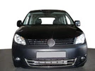 Накладки на передній бампер Trend (3 част., нерж) для Volkswagen Caddy 2010-2015 рр - 2
