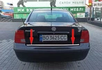 Кромка багажника SD 1996-2001 (нерж) для Volkswagen Passat B5 рр - 1