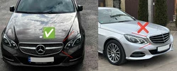Передня решітка Diamond Silver (для Avantgarde і AMG-Line, 2013-2016) для Mercedes E-сlass W212 рр - 3