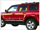 Молдинг дверей (нерж) для Jeep Cherokee/Liberty 2007-2013рр - 1