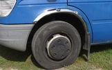 Накладки на арки (4 шт, нерж) для Mercedes Sprinter W901/902/903/904/905 1995-2006 рр - 1