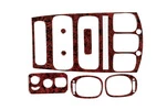 Накладки на панель (Meric) Дерево для Chrysler Voyager 2001-2007 рр - 5