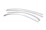 Верхня окантовка вікон (нерж) для Mercedes C-сlass W205 2014-2021рр - 3