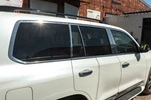 Повна окантовка вікон і на стійки (нерж) для Toyota Land Cruiser 200 - 2