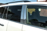 Повна окантовка вікон і на стійки (нерж) для Toyota Land Cruiser 200 - 11