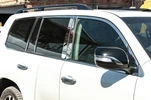 Повна окантовка вікон і на стійки (нерж) для Toyota Land Cruiser 200 - 1
