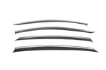 Вітровики з хромом HB (4 шт, Niken) для Opel Astra K 2016-2021 рр - 2