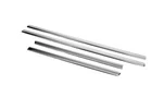 Молдинг дверний (4 шт, нерж) Carmos - Турецька сталь для Volkswagen Passat B5 1997-2005 рр - 1