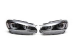 Передні фари Black (2 шт, LED) для Volkswagen Golf 6 - 2