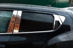Молдинг дверних стійок (8 шт, нерж) для Nissan Juke 2010-2019 рр - 3