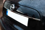 Хром планка над номером (нерж.) Carmos - Турецька сталь для Nissan Juke 2010-2019 рр - 3
