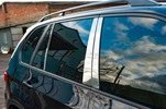 Молдинги стійок дверних (нерж.) для BMW X5 E-70 2007-2013 рр - 2