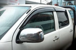 Вітровики (4 шт., Sunplex Sport) для Toyota Hilux 2006-2015 рр - 1