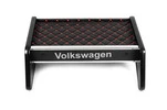 Полиця на панель (Чорна з червоною ниткою) для Volkswagen LT 1995-2006 рр - 4